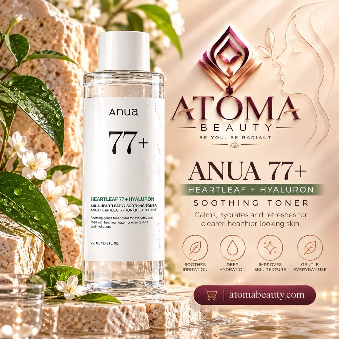 Anua Heartleaf 77% Soothing Toner 250ml