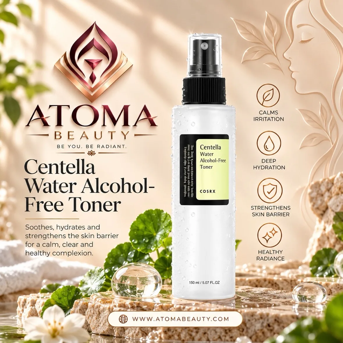 COSRX Centella Water Alcohol-Free Toner 150ml