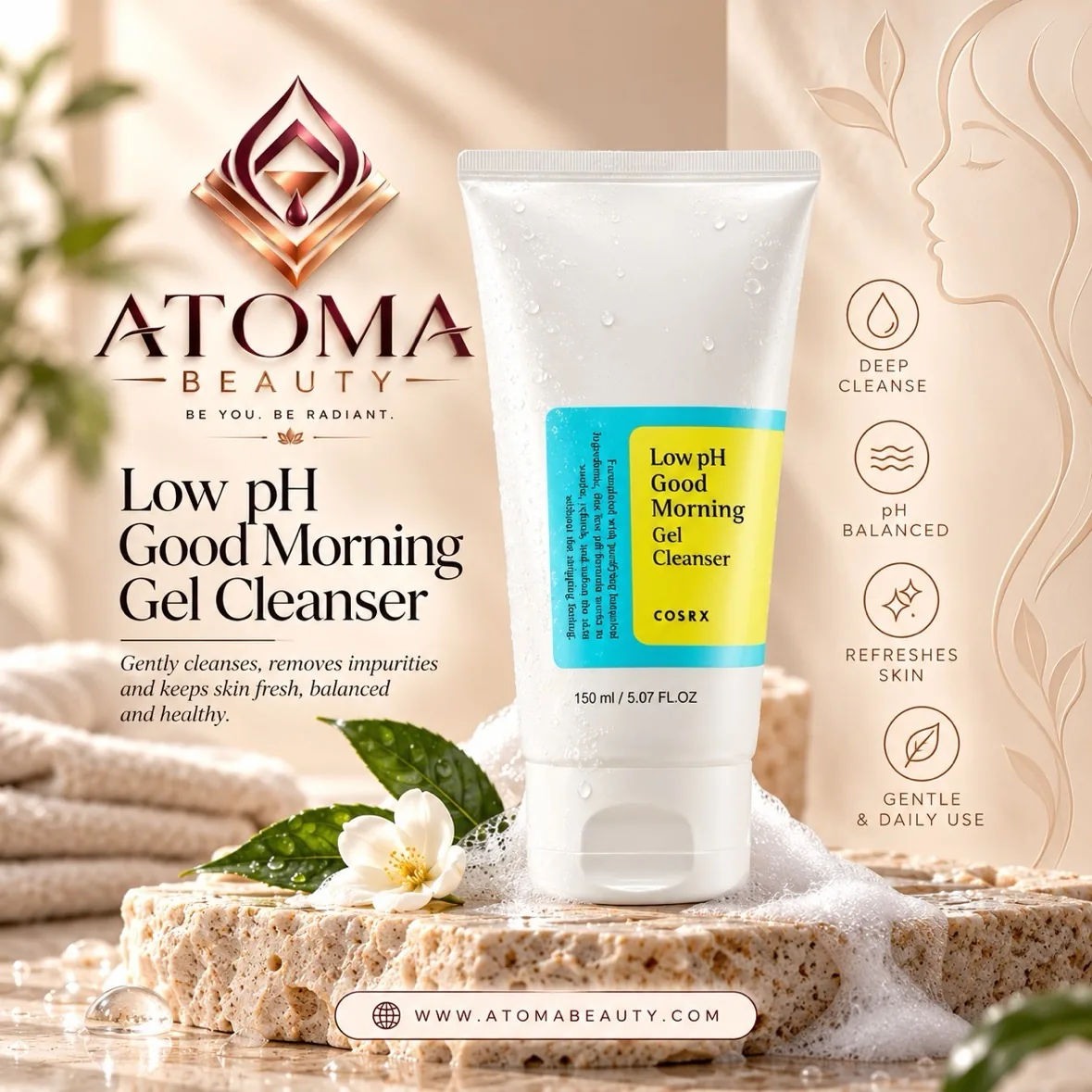 COSRX Low pH Good Morning Gel Cleanser 150ml