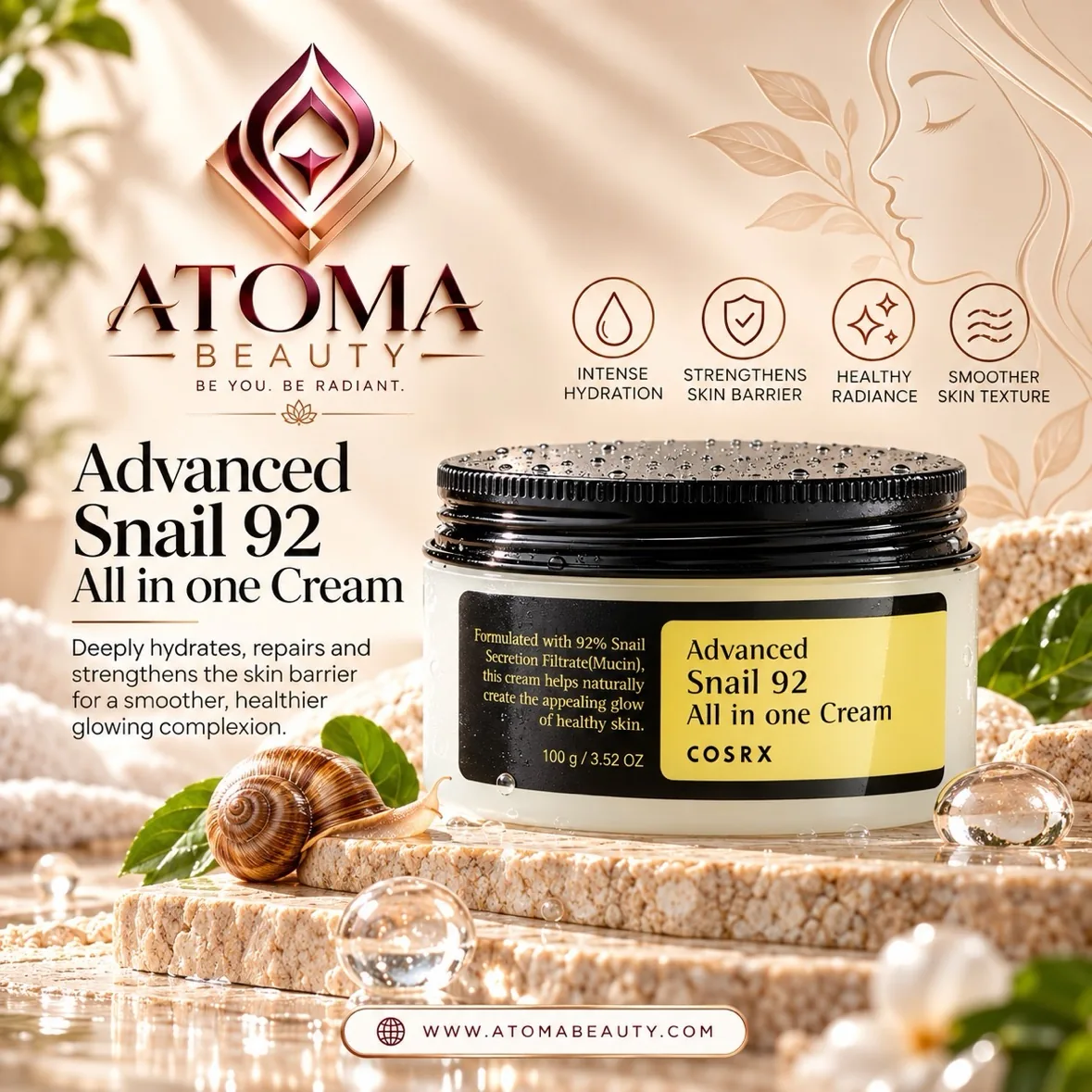 COSRX Advanced Snail 92 All in One Cream 100g