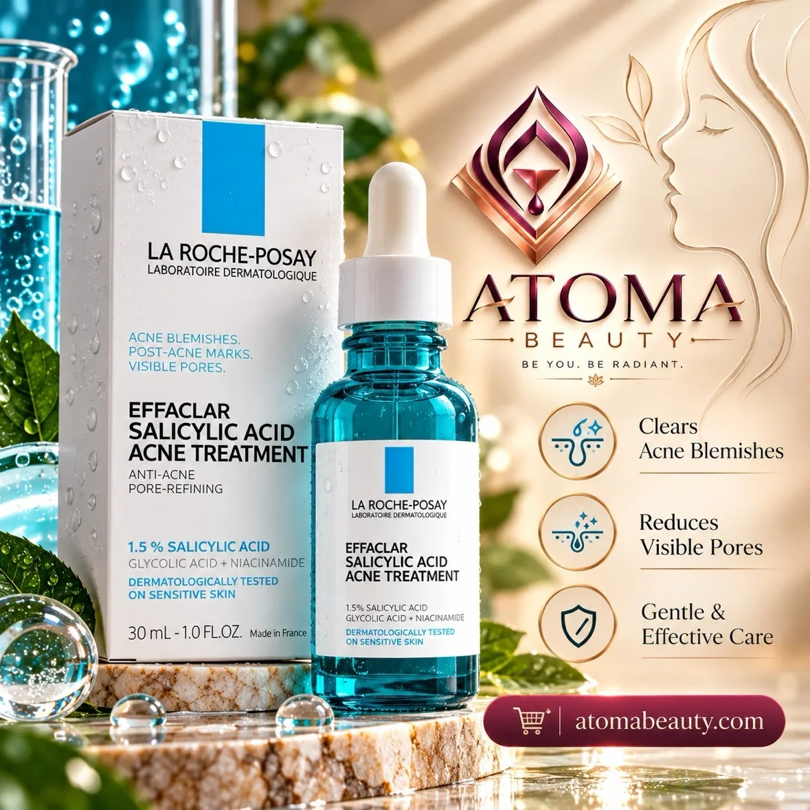 La Roche-Posay Effaclar Salicylic Acid Acne Treatment