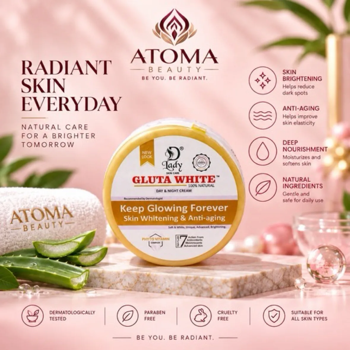 Lady Gluta White Day & Night Cream