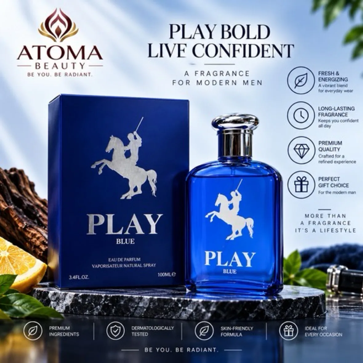 Play Blue Eau de Parfum 100ml